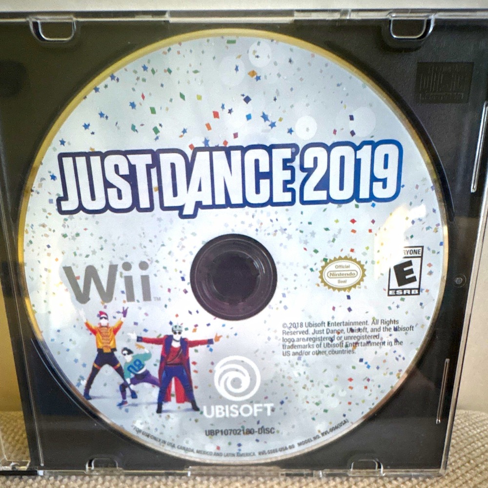Ubisoft Just Dance 2019 Nintendo Wii Video Game Disc Only E Rated Music Dance